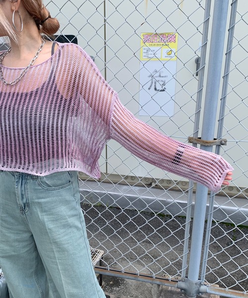 JUN & ROPE グラデーションドットセーター JUN & ROPE グラデーションドットセーター JUN & ROPE グラデーション