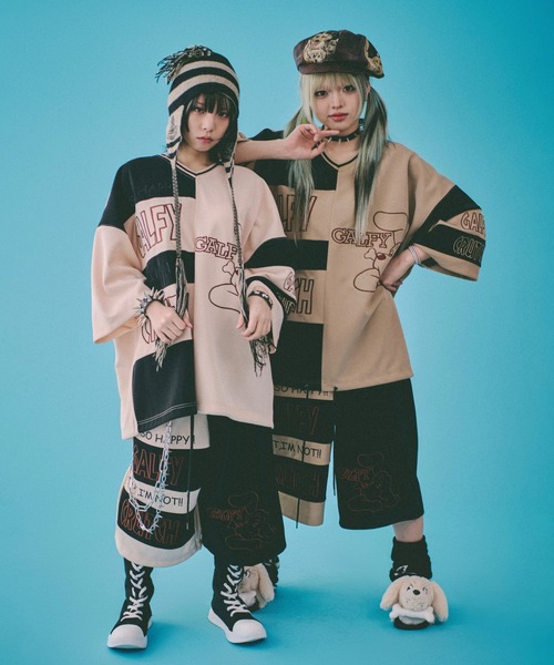 GALFY（ガルフィー）の「GALFY-セットアップ（Tシャツ/カットソー  