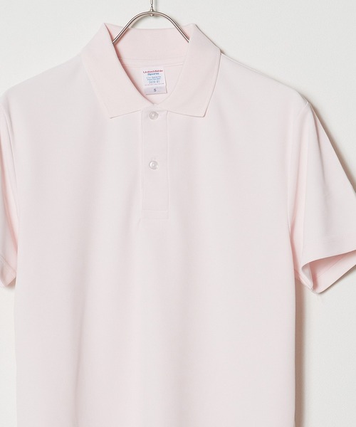 United Athle（ユナイテッドアスレ）の「【UNITED ATHLE】4.7オンス スペシャル ドライ カノコ ポロシャツ（ローブリード） 2026年春夏（ポロシャツ・メンズ・ヘザーチャコール/ブラック/オリーブ/ライトブルー/ベビーピンク/サンドベージュ/ネイビー/ホワイト/グリーン・S/M/L/XL）」の9枚目の写真