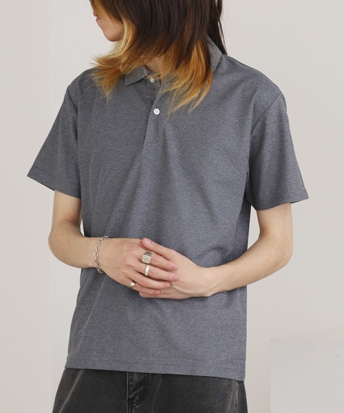 United Athle（ユナイテッドアスレ）の「【UNITED ATHLE】4.7オンス スペシャル ドライ カノコ ポロシャツ（ローブリード） 2026年春夏（ポロシャツ・メンズ・ヘザーチャコール/ブラック/オリーブ/ライトブルー/ベビーピンク/サンドベージュ/ネイビー/ホワイト/グリーン・S/M/L/XL）」の3枚目の写真