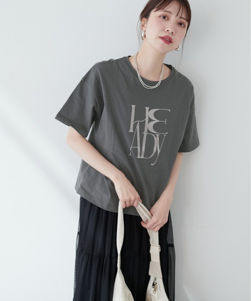 オーガニックコットンジャージー Tシャツ ロゴプリント入り 関税込】CELINE コットンジャージー Tシャツ ロゴプリント入り