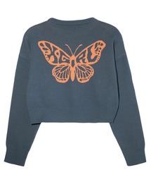X-girl | BUTTERFLY COMPACT KNIT TOP(ニット/セーター)