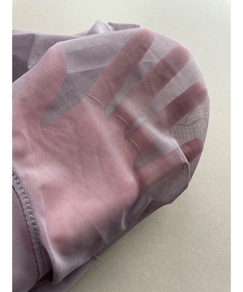 Didot.showroom（ディドット ショールーム）の「シアーメッシュT（Tシャツ/カットソー・レディース・ネイビー/ラベンダー/ブラウン・FREE）」の12枚目の写真