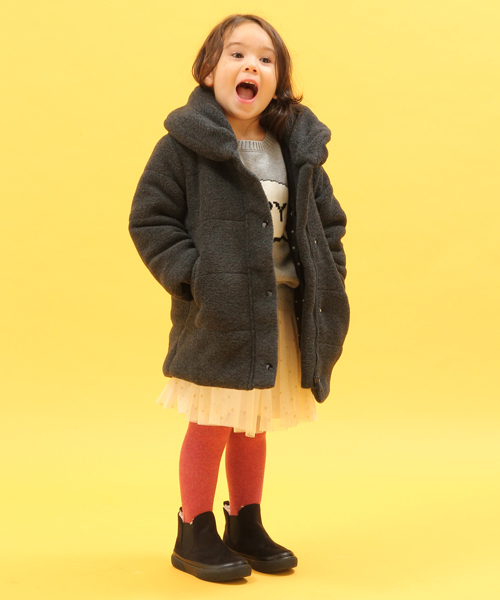 GLOBAL WORK（グローバルワーク）の「【キッズ】ボリュームネックショールコート/566376（その他アウター・キッズ・グレー/チャコールグレー・X-LARGE/SMALL/LARGE/MEDIUM）」の9枚目の写真