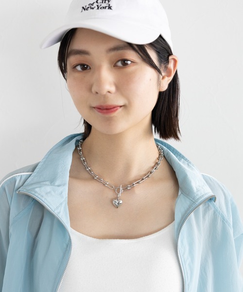 RAGEBLUE（レイジブルー）の「2WAYハートモチーフチェーンネックレス（ネックレス・レディース・その他・FREE）」の6枚目の写真