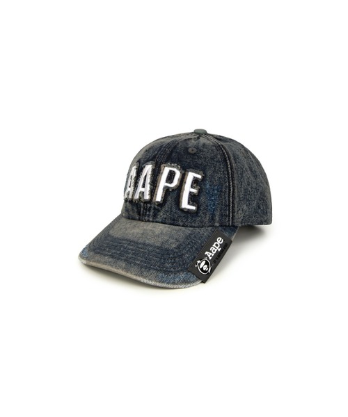 AAPE BY A BATHING APE(エーエイプバイアベイシングエイプ)の「AAPE CAP(キャップ・メンズ・クリアブラック・FREE)」の1枚目の写真