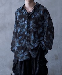 Ellno Loset by Aran | 【Aranコラボ】2WAYフラワー柄シアーシャツ(シャツ/ブラウス)