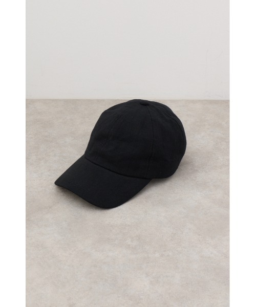 AZUL by moussy（アズールバイマウジー）の「リネンライクキャップ（キャップ・レディース・アイボリー/ブラック・FREE）」の8枚目の写真