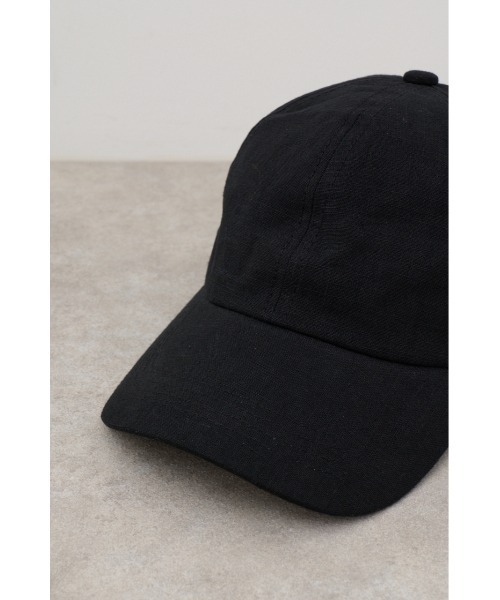 AZUL by moussy（アズールバイマウジー）の「リネンライクキャップ（キャップ・レディース・アイボリー/ブラック・FREE）」の12枚目の写真