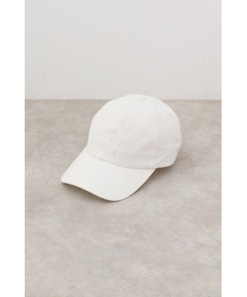 AZUL by moussy（アズールバイマウジー）の「リネンライクキャップ（キャップ・レディース・アイボリー/ブラック・FREE）」の17枚目の写真