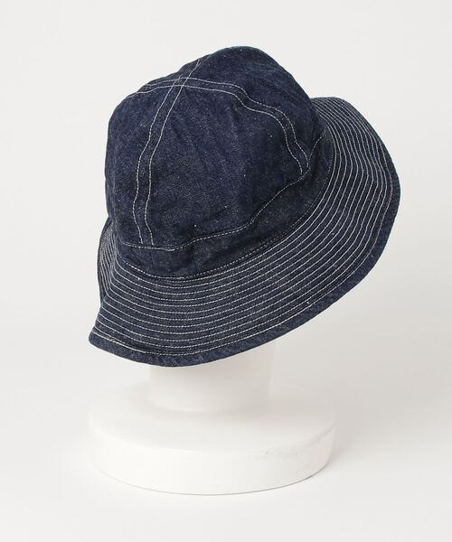 orSlow（オアスロウ）の「Orslow / オアスロウ：US NAVY HAT DENIM：03--001-81W[STD]（ハット・メンズ・ワンウォッシュ・1(M)）」の2枚目の写真