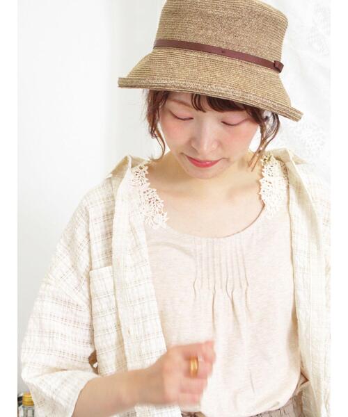 Samansa Mos2（サマンサ モスモス）の「後ろパーツレースノースリーブ（タンクトップ・レディース・ブラック/キナリ/オフホワイト・F）」の17枚目の写真