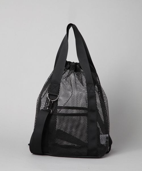 JEANASIS（ジーナシス）の「【Les Fleurs】メッシュキンチャクBAG/141532（ショルダーバッグ・レディース・ブラック・FREE）」の3枚目の写真
