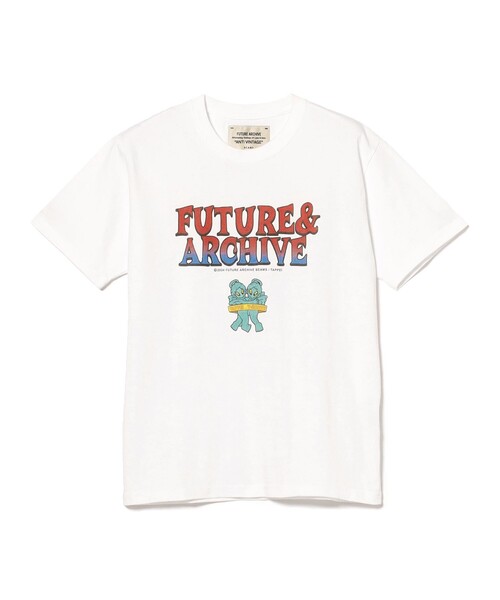 FUTURE ARCHIVE(フューチャーアーカイブ)の「TAPPEI × FUTURE ARCHIVE / PRINT TEE "FA"(Tシャツ/カットソー・メンズ・ホワイト・S)」の1枚目の写真