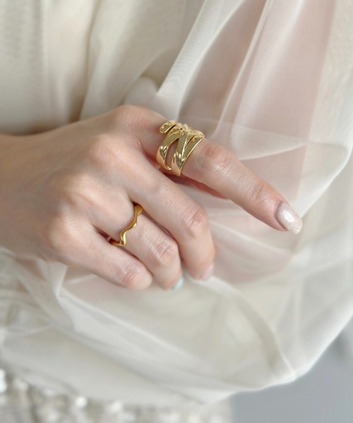 sowang(ソワン)の「ループデザインメタルリング-roop design metal ring-(リング・レディース・シルバー/ゴールド・11)」の13枚目の写真