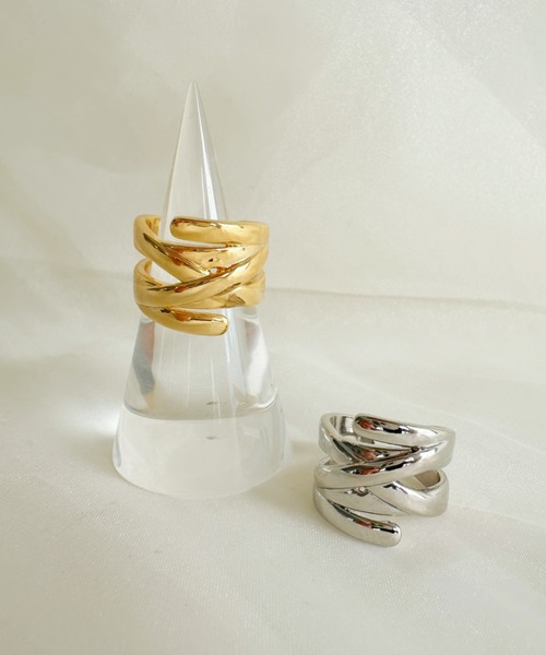 sowang(ソワン)の「ループデザインメタルリング-roop design metal ring-(リング・レディース・シルバー/ゴールド・11)」の18枚目の写真