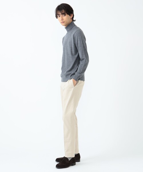 BEAMS HEART（ビームスハート）の「ウール タートルネック ニット（ニット/セーター・メンズ・グレー/ネイビー/ブラック系その他4・LARGE/MEDIUM/SMALL）」の5枚目の写真