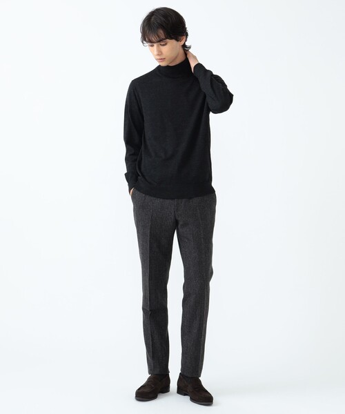BEAMS HEART（ビームスハート）の「ウール タートルネック ニット（ニット/セーター・メンズ・グレー/ネイビー/ブラック系その他4・LARGE/MEDIUM/SMALL）」の10枚目の写真