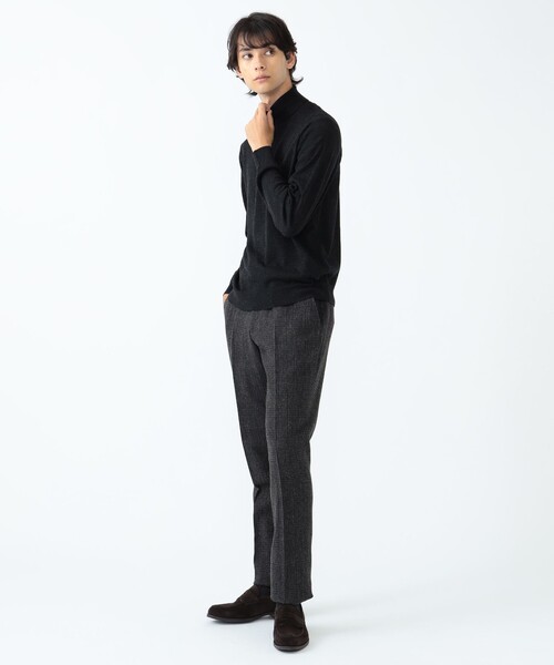 BEAMS HEART（ビームスハート）の「ウール タートルネック ニット（ニット/セーター・メンズ・グレー/ネイビー/ブラック系その他4・LARGE/MEDIUM/SMALL）」の11枚目の写真