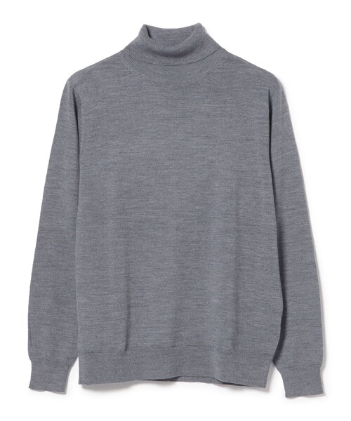BEAMS HEART（ビームスハート）の「ウール タートルネック ニット（ニット/セーター・メンズ・グレー/ネイビー/ブラック系その他4・LARGE/MEDIUM/SMALL）」の18枚目の写真