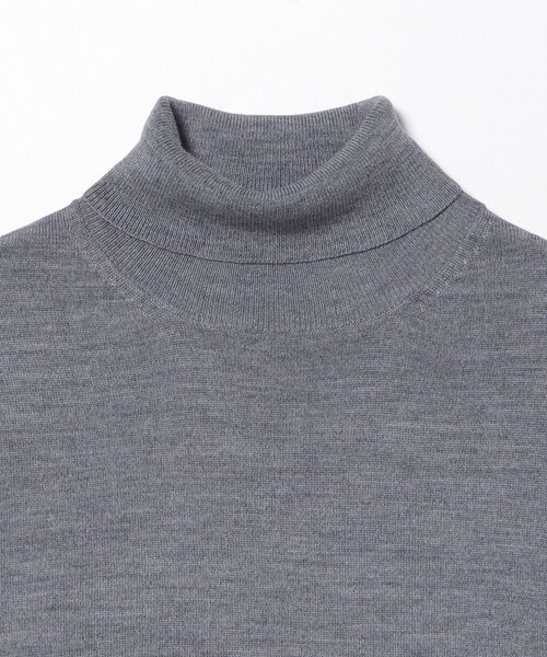 BEAMS HEART（ビームスハート）の「ウール タートルネック ニット（ニット/セーター・メンズ・グレー/ネイビー/ブラック系その他4・LARGE/MEDIUM/SMALL）」の19枚目の写真