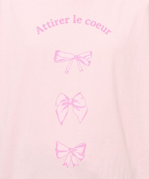 【期間限定】Labyrins リボンプリントTシャツ Labyrins RIBBON Tshirt White | Shury