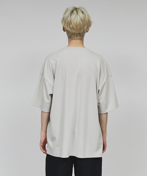 tk.TAKEO KIKUCHI(ティーケータケオキクチ)の「◆コラージュTシャツ(Tシャツ/カットソー・メンズ・グレー/ブラック/ホワイト・03/02/04)」の21枚目の写真