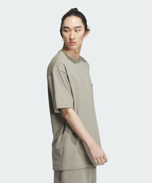 adidas（アディダス）の「バービージ 半袖Tシャツ / アディダス adidas（Tシャツ/カットソー・メンズ・グリーン/グレー・XX-LARGE/3XL/LARGE/MEDIUM/X-LARGE/X-SMALL/SMALL）」の5枚目の写真