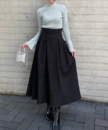 clear | ブークレフレアスカート [お洒落上級者に 華やか 着心地抜群]≪2024AW新作≫(スカート)