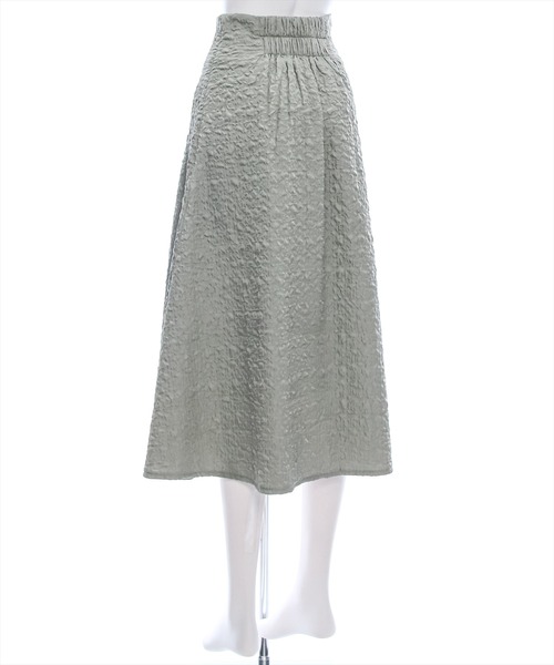 clear（クリア）の「【低身長用サイズ有】ブークレフレアスカート [大人 フェミニン 華やか 着心地抜群]≪再入荷≫（スカート・レディース・ブラック/ブルーグレー/アイボリー・F/XS）」の16枚目の写真