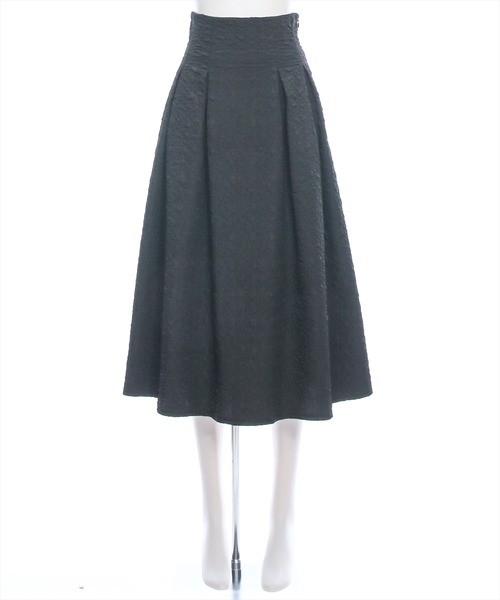 clear（クリア）の「【低身長用サイズ有】ブークレフレアスカート [大人 フェミニン 華やか 着心地抜群]≪再入荷≫（スカート・レディース・ブラック/ブルーグレー/アイボリー・F/XS）」の22枚目の写真