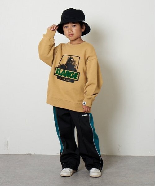XLARGE KIDS（エクストララージキッズ）の「OGゴリラトレーナー（スウェット・キッズ・ブラック/ホワイト/ベージュ/イエロー・80ｃｍ/90cm/100cm/110cm/120cm/130cm/140cm）」の5枚目の写真
