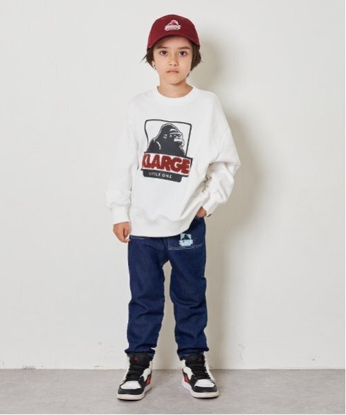 XLARGE KIDS（エクストララージキッズ）の「OGゴリラトレーナー（スウェット・キッズ・ブラック/ホワイト/ベージュ/イエロー・80ｃｍ/90cm/100cm/110cm/120cm/130cm/140cm）」の8枚目の写真