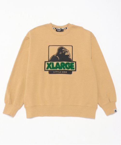 XLARGE KIDS（エクストララージキッズ）の「OGゴリラトレーナー（スウェット・キッズ・ブラック/ホワイト/ベージュ/イエロー・80ｃｍ/90cm/100cm/110cm/120cm/130cm/140cm）」の11枚目の写真