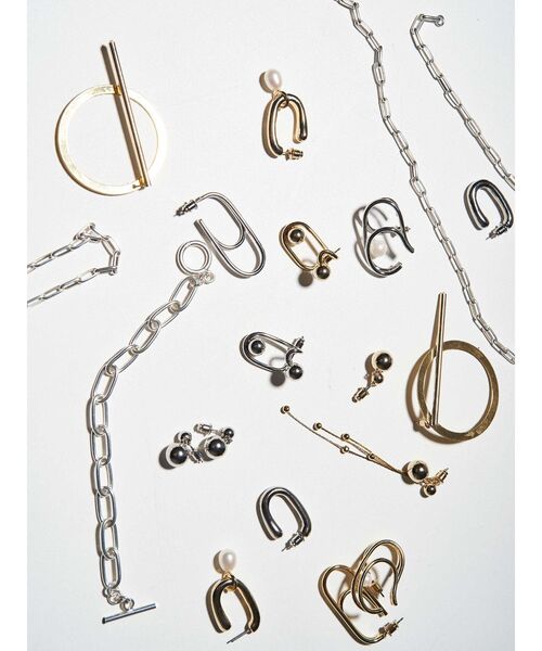 ELENDEEK(エレンディーク)の「2WAY IO ピアス(ピアス(両耳用)・レディース・シルバー/ゴールド・FREE)」の6枚目の写真