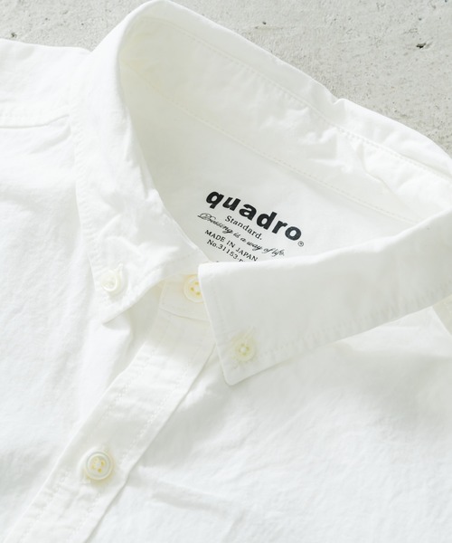 quadro（クオドロ）の「高密度ダンプボタンダウンシャツ（シャツ/ブラウス・メンズ・ホワイト・MEDIUM/SMALL/LARGE）」の20枚目の写真