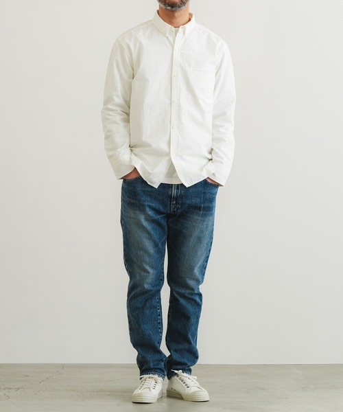 quadro（クオドロ）の「高密度ダンプボタンダウンシャツ（シャツ/ブラウス・メンズ・ホワイト・MEDIUM/SMALL/LARGE）」の9枚目の写真