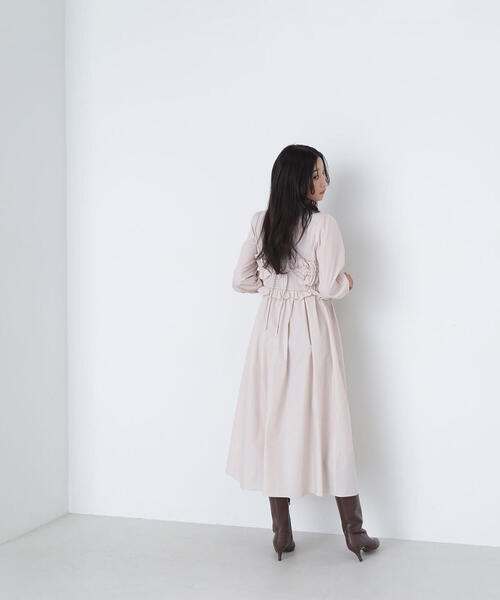 【ナチュラルビューティーベーシック】シャーリングビスチェ FREEサイズ NATURAL BEAUTY BASIC｜シャーリングビスチェ | Rakuten Fashion
