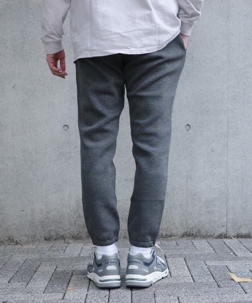 Gramicci(グラミチ)の「GRAMICCI×BEAVER/グラミチ×ビーバー 別注 TECH KNIT LONG PANTS(スウェットパンツ・メンズ・ブラック/チャコールグレー/グレー・S/M/L/XL)」の5枚目の写真