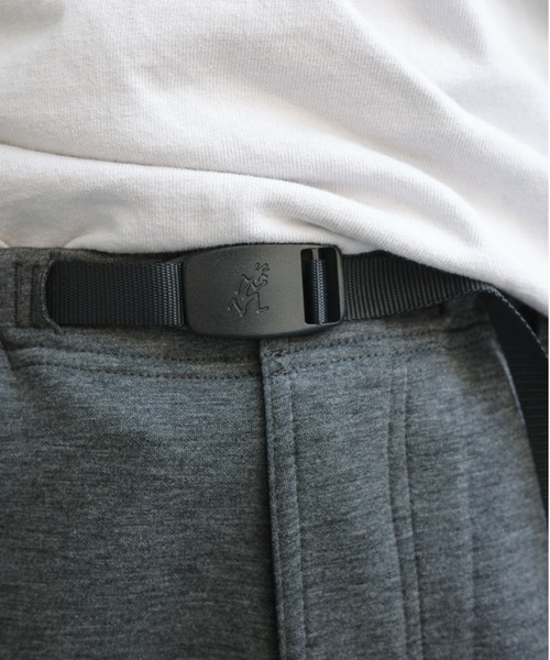 Gramicci(グラミチ)の「GRAMICCI×BEAVER/グラミチ×ビーバー 別注 TECH KNIT LONG PANTS(スウェットパンツ・メンズ・ブラック/チャコールグレー/グレー・S/M/L/XL)」の6枚目の写真
