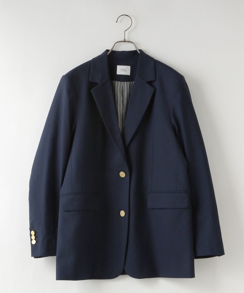 LOWRYS FARM(ローリーズファーム)の「TRジャケット 116841(テーラードジャケット・レディース・ネイビー/グレー・FREE)」の2枚目の写真