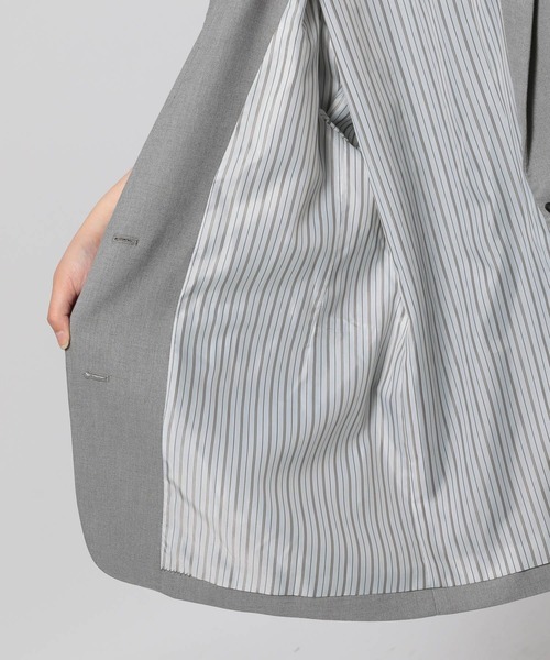 LOWRYS FARM(ローリーズファーム)の「TRジャケット 116841(テーラードジャケット・レディース・ネイビー/グレー・FREE)」の12枚目の写真