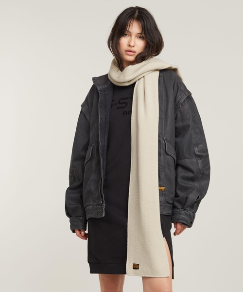 【セール】EFFO SCARF/ブランドロゴマフラー（バンダナ/スカーフ）｜G-STAR RAW（ジースターロゥ）