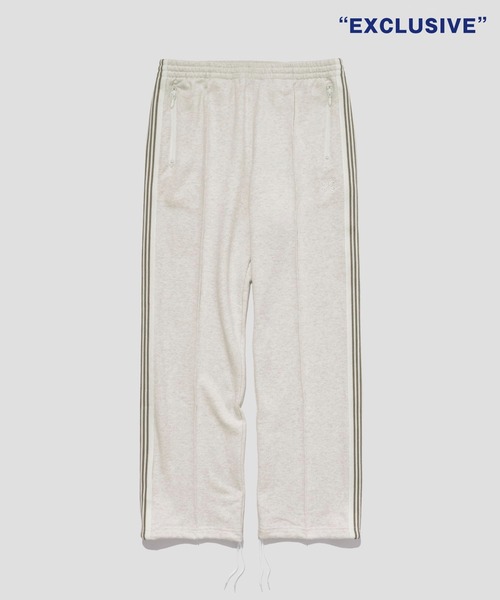 Needles(ニードルス)の「【Needles/ニードルズ】Track Pant - Sweat With Drew Code(スウェットパンツ・メンズ・ライトグレー・L/M/XL)」の1枚目の写真