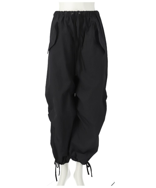 Settimissimo（セッティミッシモ）の「ナイロンワイドカーゴパラシュートパンツ（カーゴパンツ・レディース・グリーン/ブラック・FREE）」の8枚目の写真