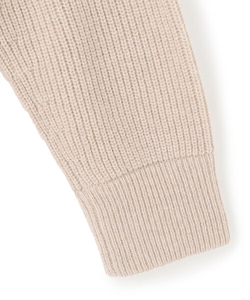 23区 S（ニジュウサンクチイサイサイズ）の「【洗える】カシミヤブレンド ジップアップ ニットブルゾン（ブルゾン・レディース・ライトグレー系/ベージュ系/グレー系・32）」の15枚目の写真