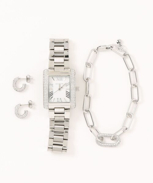 MICHAEL KORS(マイケルコース)の「マイケル・コース 腕時計 レディース アナログ ステンレス MK4839SET(アナログ腕時計・レディース・シルバー・FREE)」の11枚目の写真