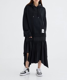【MIHARAYASUHIRO/ミハラヤスヒロ】HOODIE Layered DRESS/フーディレイヤードワンピース