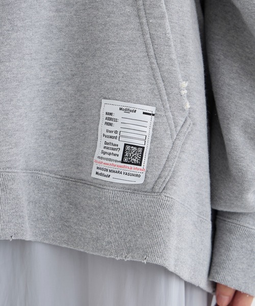 MIHARAYASUHIRO（ミハラヤスヒロ）の「【MIHARAYASUHIRO/ミハラヤスヒロ】HOODIE Layered DRESS/フーディレイヤードワンピース（ワンピース・レディース・ブラック/グレー・FREE）」の11枚目の写真