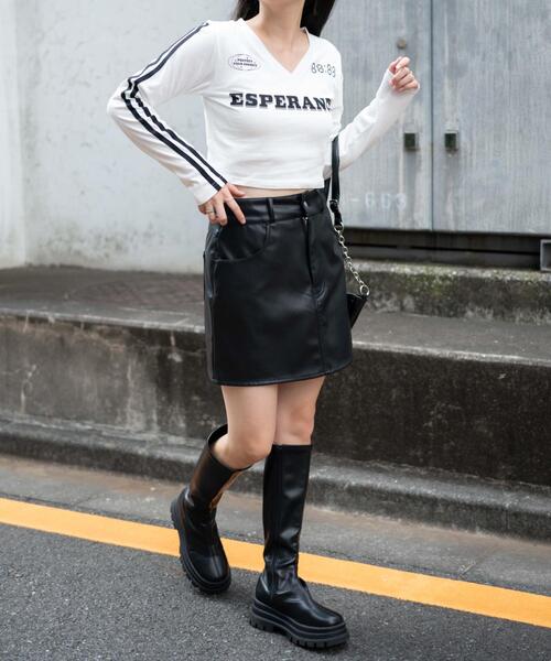 WEGO（ウィゴー）の「WEGO/ゲームグラフィックチビロンT（Tシャツ/カットソー・レディース・ブラック/ホワイト・FREE）」の8枚目の写真